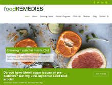 Tablet Screenshot of food-remedies.com
